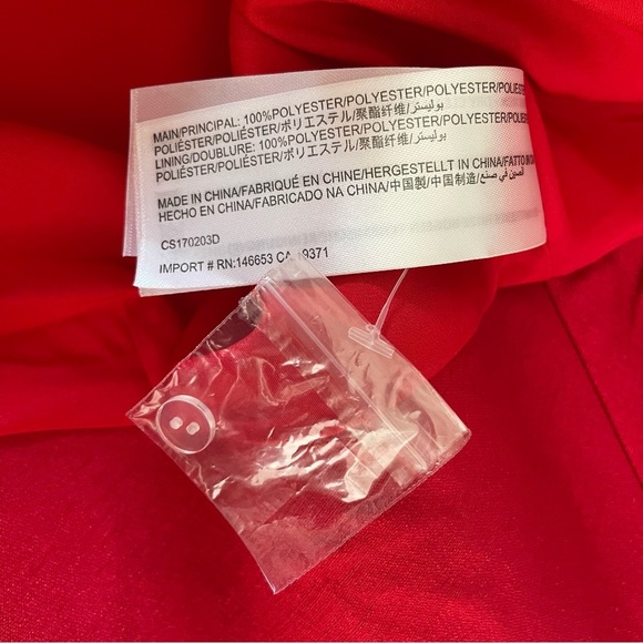 NWT C/MEO Collective Making Waves Dress in Red Size Small - Picture 14 of 16